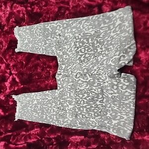 Easel Distressed Animal Print Skinny Jeans